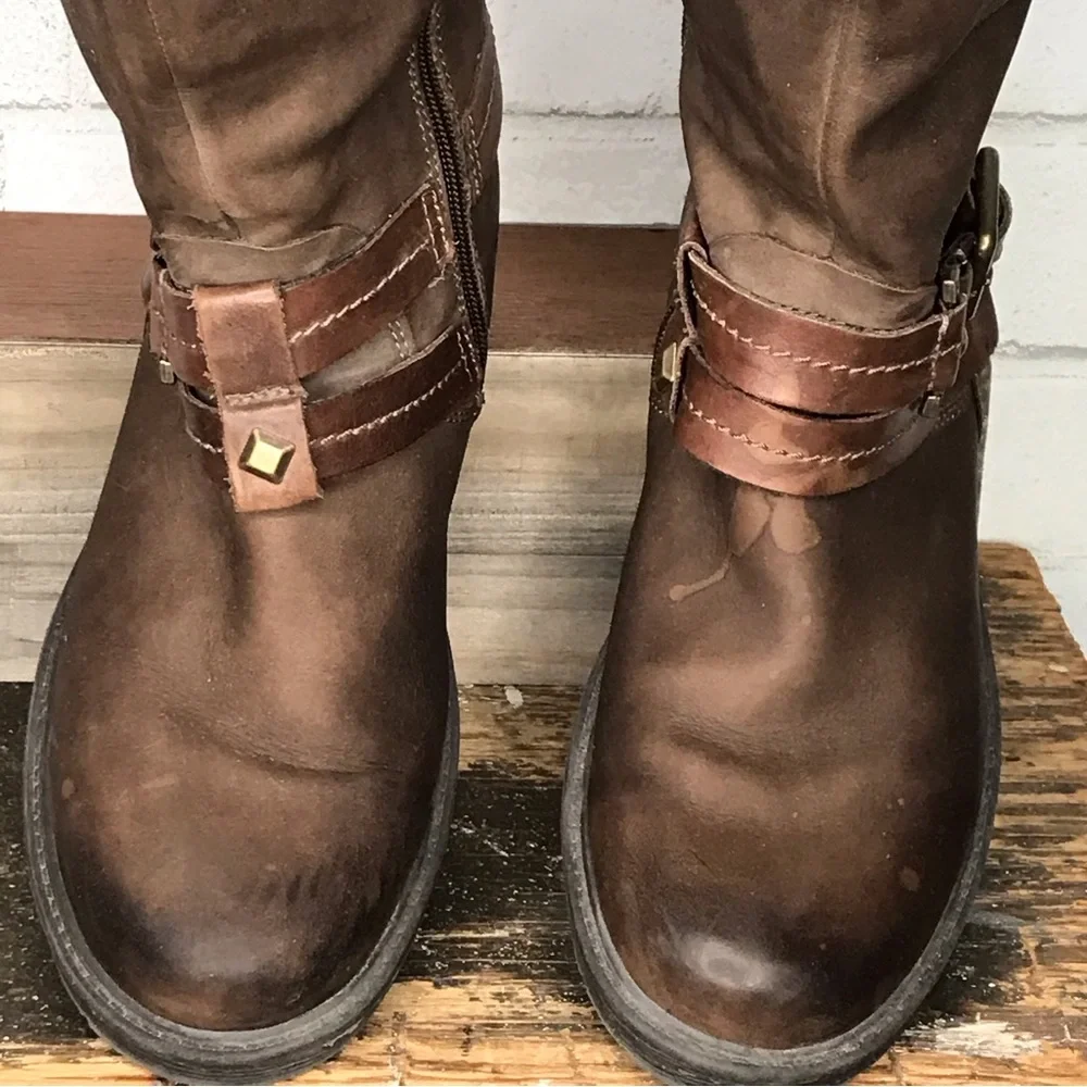 Earth Sierra Stone Tall Boots Size 8 - Picture 7 of 11